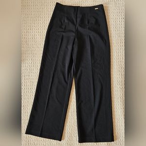 T Tahari Pleated Wide leg High waist trouser Black - Size 10